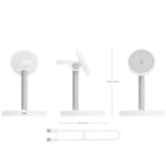 Base de carga Inalámbrica Aisens ASCH-15W3WC065-W/ 15W/ Blanco - PixelPlaza