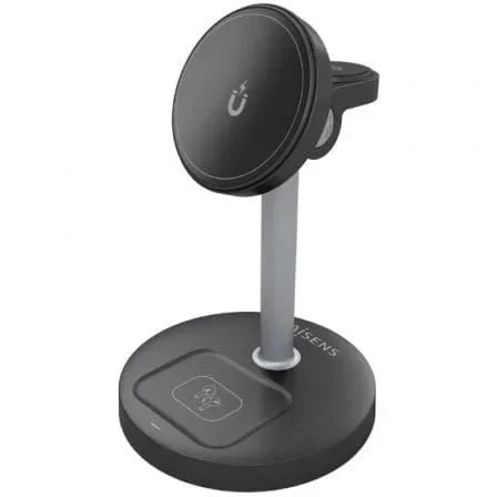 Base de carga Inalámbrica Aisens ASCH-15W3WC066-BK/ 15W/ Negro - PixelPlaza