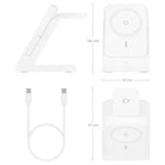 Base de carga Inalámbrica Aisens ASCH-15W4WC063-W/ 15W/ Blanco - PixelPlaza
