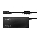 Cargador de Portátil Aisens ASLC-65WAUTO-BK/ 65W/ Automático/ 9 Conectores/ Voltaje 18.5-20V/ 1 USB QC3.0 - PixelPlaza