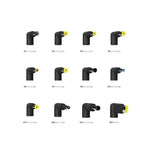 Cargador de Portátil Aisens ASLC-90WAUTO-BK/ 90W/ Automático/ 12 Conectores/ Voltaje 15-20V/ 1 USB QC3.0 - PixelPlaza