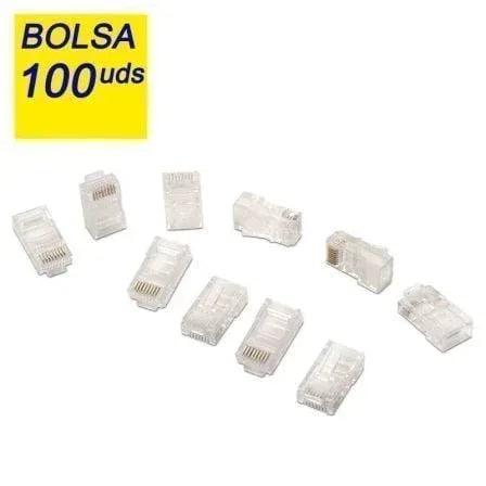 Conectores RJ45 Aisens A138-0292/ Cat.5e/ 100 uds - PixelPlaza
