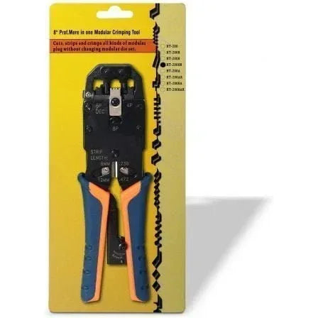 Crimpadora Metálica de Carraca Aisens A142-0311 para RJ10-RJ11-RJ12-RJ45 - PixelPlaza