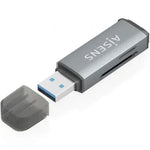 Lector de Tarjetas Externo Aisens ASCR-2A09-GR/ USB 3.1 - PixelPlaza