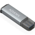 Lector de Tarjetas Externo Aisens ASCR-2A09-GR/ USB 3.1 - PixelPlaza