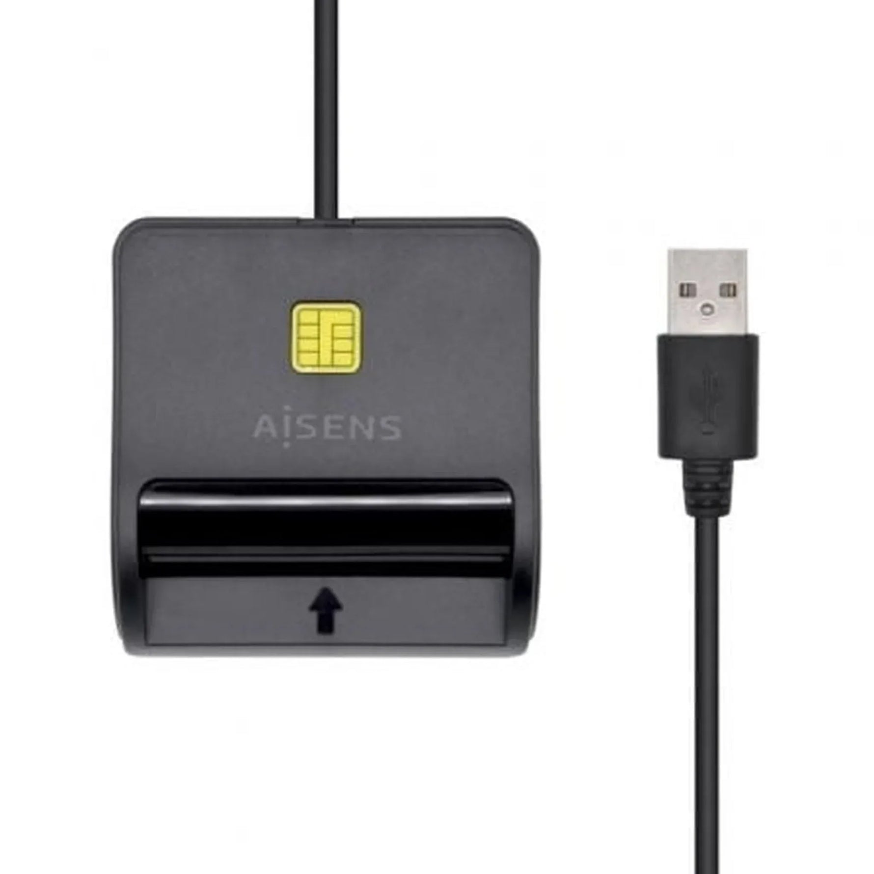 Lector de DNI Aisens ASCR-SN01-BK/ USB 2.0/ Negro - PixelPlaza