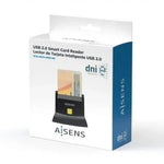 Lector de DNI y Tarjetas Aisens ASCR-SN05-BK/ USB 2.0/ Negro - PixelPlaza