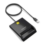 Lector de DNI y Tarjetas Aisens ASCR-SN06-BK/ USB 2.0/ Negro - PixelPlaza
