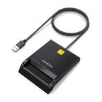 Lector de DNI y Tarjetas Aisens ASCR-SN06-BK/ USB 2.0/ Negro - PixelPlaza