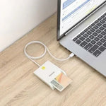 Lector de DNI y Tarjetas Aisens ASCR-SN07-W/ USB 2.0/ Blanco - PixelPlaza