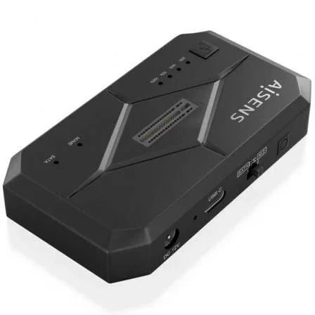 Docking Station para SSD M2 SATA/NVMe Aisens ASDS-M2SATA04B - PixelPlaza
