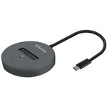 Dock USB Tipo-C para SSD M2 SATA/NVMe Aisens ASUC-M2D014-GR/ Gris - PixelPlaza