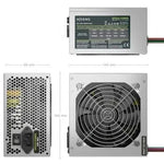 Fuente de Alimentación Aisens ASPC-500ATX-SEO/ 500W/ Ventilador 12cm - PixelPlaza