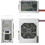 Fuente de Alimentación SFX Aisens ASPC-500SFX-SEO/ 500W/ Ventilador 8cm - PixelPlaza
