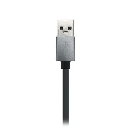 Hub USB 3.0 Aisens A106-0401/ 3xUSB/ 1xRJ45/ Gris - PixelPlaza