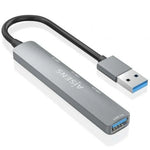 Hub USB 3.0 Aisens A106-0859/ 4xUSB/ Gris - PixelPlaza