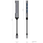 Hub USB Tipo-C Aisens A109-0541/ 4xUSB - PixelPlaza