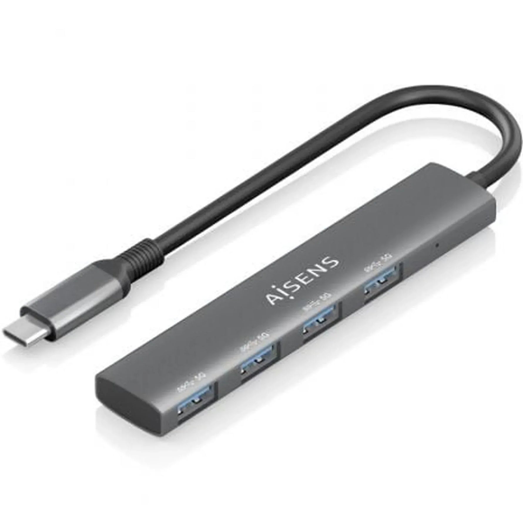 Hub USB Tipo-C 3.0 Aisens A106-0540/ 4xUSB - PixelPlaza