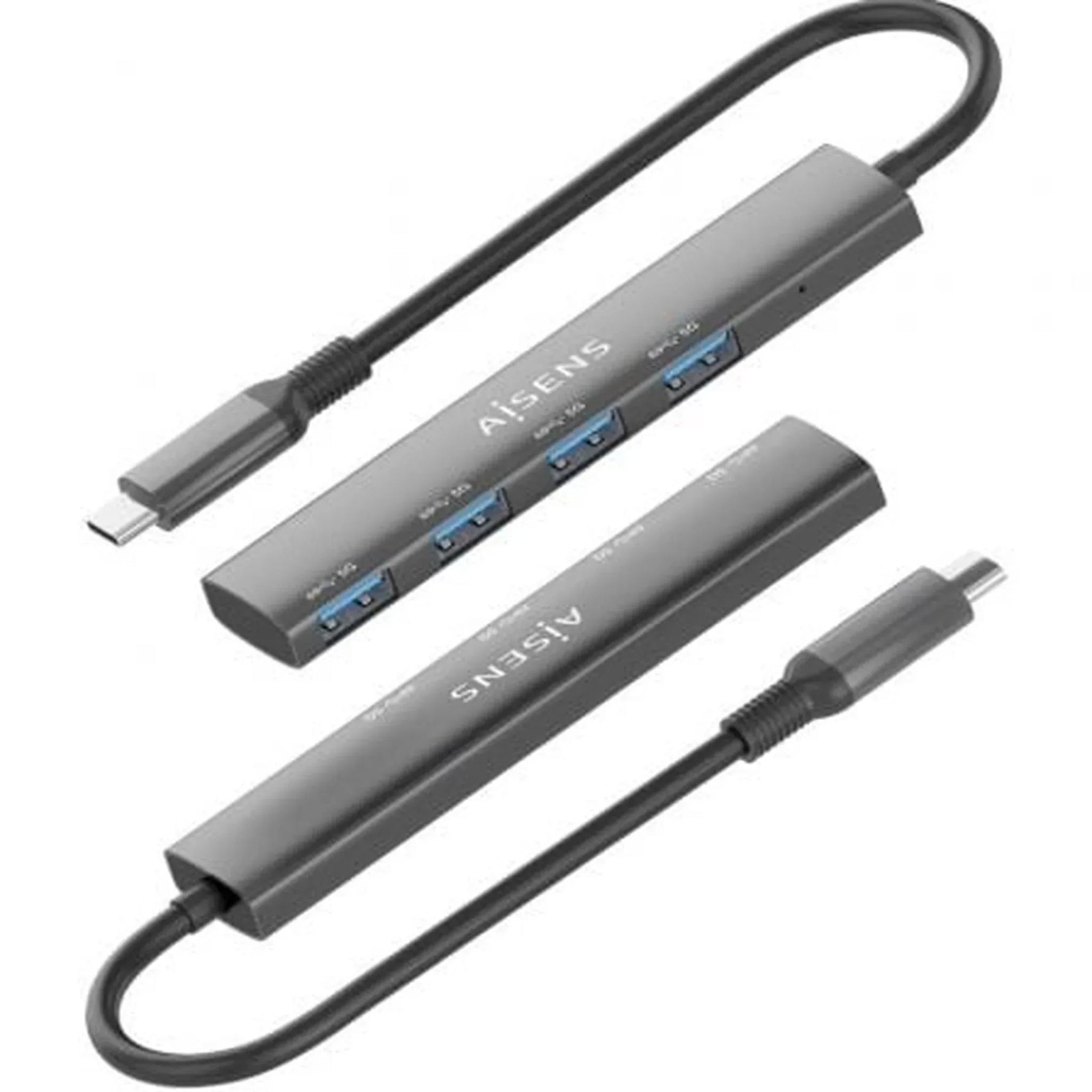 Hub USB Tipo-C 3.0 Aisens A106-0540/ 4xUSB - PixelPlaza