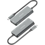Hub USB Tipo-C Aisens A109-0946/ 2xUSB/ 2xUSB Tipo-C/ 1xUSB Tipo-C PD/ Gris - PixelPlaza