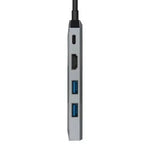 Docking USB Tipo-C Aisens ASUC-5P003-GR/ 1xHDMI 4K/ 2xUSB/ 1xRJ45/ 1xUSB Tipo-C PD/ Gris - PixelPlaza