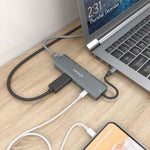 Docking USB Tipo-C Aisens ASUC-5P011-GR/ 1xHDMI 4K/ 2xUSB/ 1xRJ45/ 1xUSB Tipo-C/ 1xUSB Tipo-C PD/ Gris - PixelPlaza