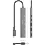 Docking USB Tipo-C Aisens ASUC-5P022-GR/ 1xHDMI 4K/ 2xUSB/ 1xUSB Tipo-C/ 1xUSB Tipo-C PD/ Gris - PixelPlaza