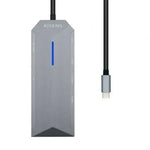 Docking USB Tipo-C Aisens ASUC-8P004-GR/ 1xHDMI 4K/ 3xUSB/ 1xRJ45/ 1xLector Tarjetas / 1xUSB Tipo-C PD/ Gris - PixelPlaza