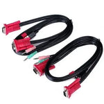 Conmutador KVM SVGA Aisens A111-0064/ 2PC con 1 sólo teclado y ratón - PixelPlaza