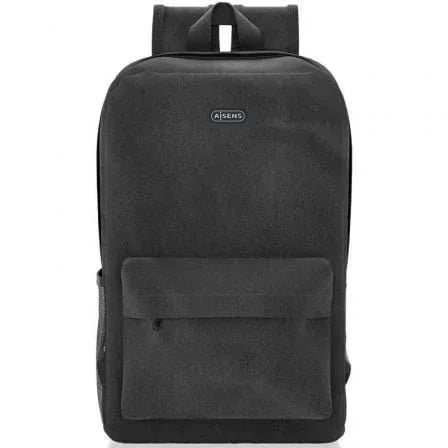 Mochila Aisens ASBG-BP080-BK para Portátiles hasta 15.6"/ Negro - PixelPlaza