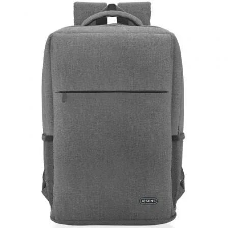 Mochila Aisens ASBG-BP081-GR para Portátiles hasta 17"/ Gris - PixelPlaza