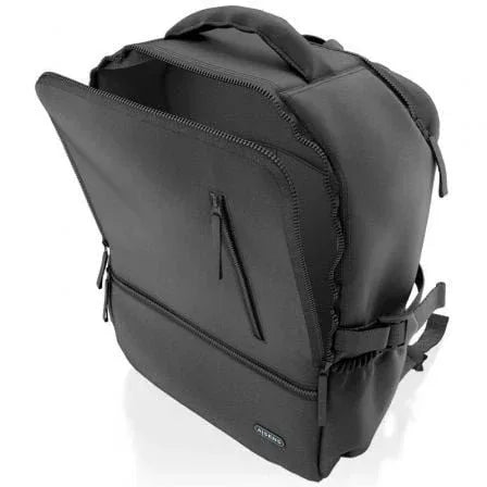 Mochila Aisens ASBG-BP086-BK para Portátiles hasta 15.6"/ Impermeable/ Negro - PixelPlaza