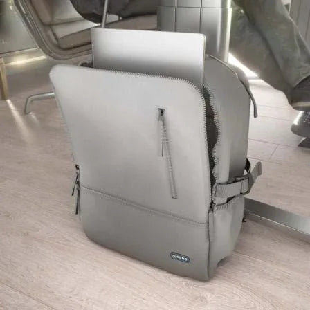 Mochila Aisens ASBG-BP087-GR para Portátiles hasta 15.6"/ Impermeable/ Gris - PixelPlaza