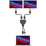 Cable Duplicador HDMI 4K Aisens A123-0654/ 2x HDMI Hembra - HDMI Macho - USB Macho/ 30cm/ Negro - PixelPlaza