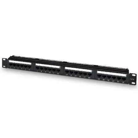 Patch Panel Aisens A141-0509/ 24 Puertos/ Cat.6/ Altura 1U/ Gestión de Cables - PixelPlaza