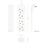 Regleta Aisens A154-0533/ 4 Tomas de Corriente/ Cable 1.4m/ Blanco - PixelPlaza