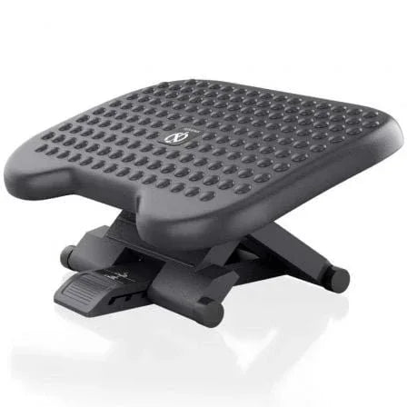 Reposapiés Ergonómico/ Inclinable/ Ajustable Aisens FRT02-267/ 46 x 18cm - PixelPlaza