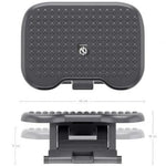 Reposapiés Ergonómico/ Inclinable/ Ajustable Aisens FRT02-267/ 46 x 18cm - PixelPlaza