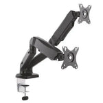 Soporte de Mesa con Contrapeso para 2 Monitores Aisens DT27TSR-045/ Giratorio/ Inclinable/ hasta 9kg - PixelPlaza
