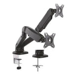 Soporte de Mesa con Contrapeso para 2 Monitores Aisens DT27TSR-045/ Giratorio/ Inclinable/ hasta 9kg - PixelPlaza