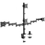 Soporte de Mesa para 4 Monitores y TV Aisens DT27TSR-379/ Giratorio/ Inclinable/ hasta 8kg - PixelPlaza