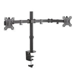 Soporte de Mesa para 2 Monitores Aisens DT32TSR-041/ Giratorio/ Inclinable/ hasta 8kg - PixelPlaza
