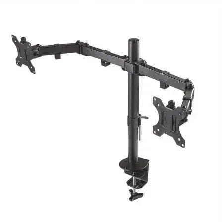 Soporte de Mesa para 2 Monitores Aisens DT32TSR-041/ Giratorio/ Inclinable/ hasta 8kg - PixelPlaza