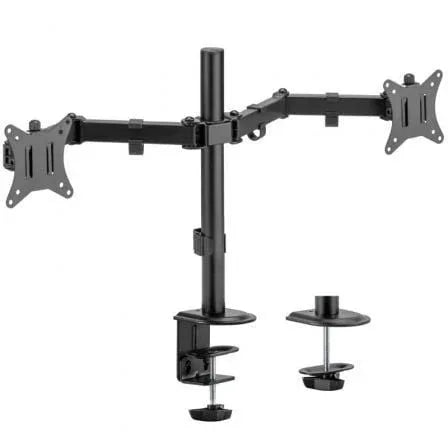 Soporte de Mesa para 2 Monitores o TV Aisens DT32TSR-149/ Giratorio/ Inclinable/ hasta 9kg - PixelPlaza