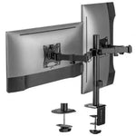 Soporte de Mesa para 2 Monitores o TV Aisens DT32TSR-149/ Giratorio/ Inclinable/ hasta 9kg - PixelPlaza