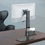 Soporte de Sobremesa para Monitor,TV y MiniPC Aisens DT32TSR-165/ Giratorio/ Inclinable/ hasta 8kg - PixelPlaza