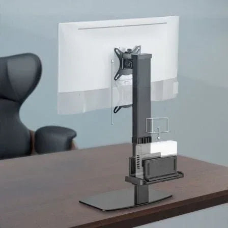 Soporte de Sobremesa para Monitor,TV y MiniPC Aisens DT32TSR-165/ Giratorio/ Inclinable/ hasta 8kg - PixelPlaza