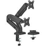Soporte de Mesa con Contrapeso para 2 Monitores o TV Aisens DT32TSR-221/Giratorio/ Inclinable/ hasta 9kg - PixelPlaza