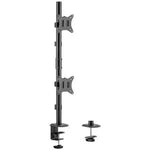 Soporte de Mesa para 2 Monitores o TV Aisens DT32TSR-229/ Giratorio/ Inclinable/ hasta 9kg - PixelPlaza
