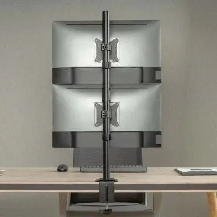 Soporte de Mesa para 2 Monitores o TV Aisens DT32TSR-229/ Giratorio/ Inclinable/ hasta 9kg - PixelPlaza